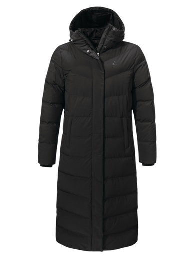 Schöffel Winter-Daunenmantel Urban Down Style Vindave (wärmend dank Daunenfüllung) schwarz Damen