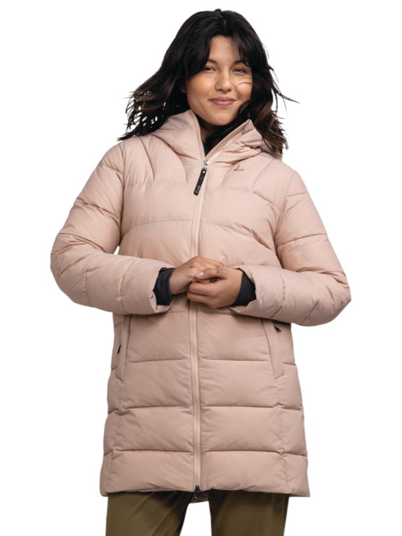 Schöffel Winterparka Urban Insulated Style Boslix (wärmend dank Daunenfüllung) pink Damen