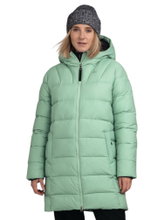 Schöffel Winter Parka Urban Insulated Style Boslix (warming thanks to down filling) light green ladies