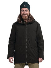 Schöffel Transitional Rain Jacket Urban Insulated Parka Style Malkay (waterproof, breathable) black men's