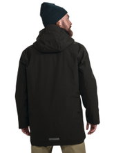 Schöffel Transitional Rain Jacket Urban Insulated Parka Style Malkay (waterproof, breathable) black men's