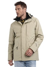 Schöffel Übergangs-Regenjacke Urban 3in1 Parka Style Borkol (wasserdicht, atmungsaktiv) beige Herren