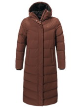 Schöffel Winter-Daunenmantel Urban Down Style Vindave (wärmend dank Daunenfüllung) braun Damen