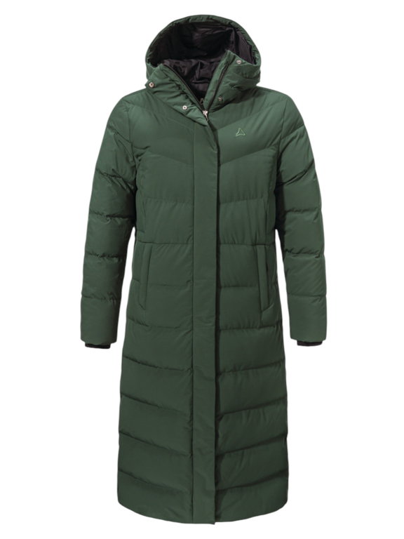 Schöffel Winter-Daunenmantel Urban Down Style Vindave (wärmend dank Daunenfüllung) grün Damen