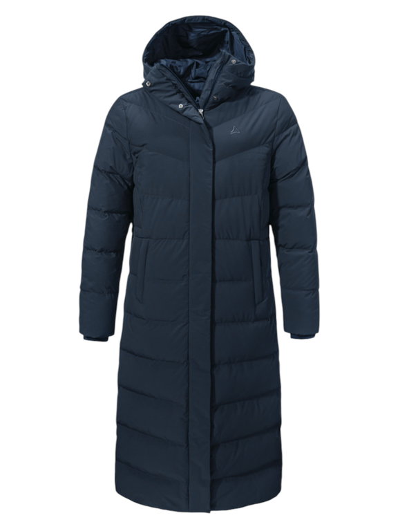 Schöffel Winter-Daunenmantel Urban Down Style Vindave (wärmend dank Daunenfüllung) navyblau Damen