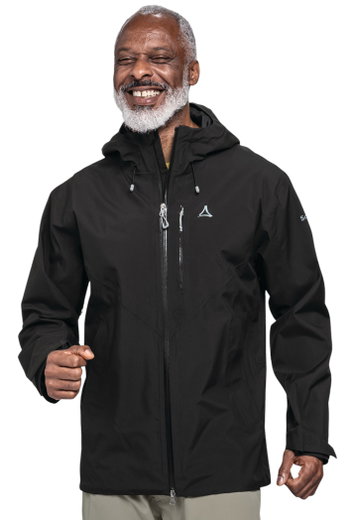 Schöffel Hiking Jacket Mauku MNS (waterproof, with hood) black men's