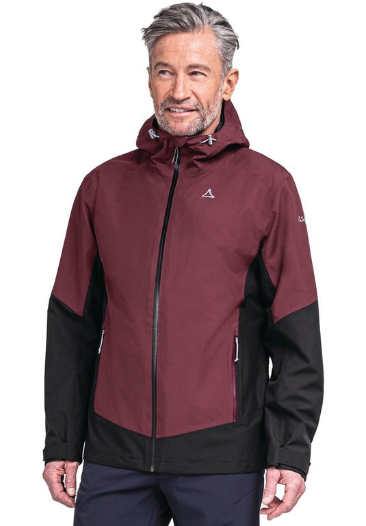 Schöffel Wander-Funktionsjacke Wamberg (wasser-/winddicht) weinrot Herren