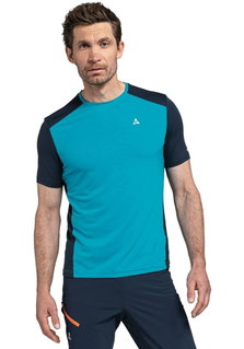 Schöffel Wander-Tshirt Solvorn1 (4-Wege-Stretch, leicht) blau Herren
