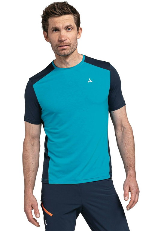 Schöffel Wander-Tshirt Solvorn1 (4-Wege-Stretch, leicht) blau Herren