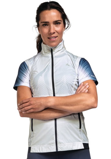 Schöffel Wander-Weste Bygstad Vest (winddicht, wasserabweisend) weiss Damen