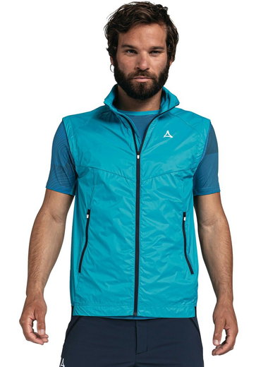 Schöffel Wander-Weste Bygstad Vest (winddicht, wasserabweisend) blau Herren