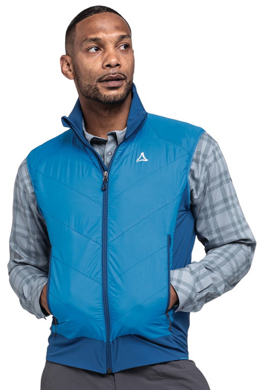 Schöffel Wander-Weste Hiking Hybrid Style Blaueis MNS (Primaloft®Gold, wattiert) blau Herren