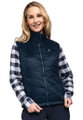 Schöffel Wander-Weste ZipIn Seewand Vest (wasserabweisend, winddicht) dunkelblau Damen