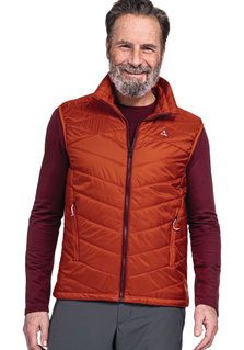 Schöffel Wander-Weste ZipIn Seewand Vest (wasserabweisend, winddicht) orange Herren
