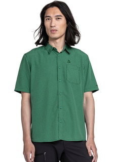Schöffel Hiking Shirt CIRC Style Dalfoss (UV Protection, Chest Pocket) Short Sleeve Green Men's