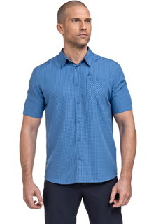 Schöffel Hiking Shirt CIRC Style Dalfoss (UV Protection, Chest Pocket) Short Sleeve Blue Men's