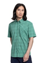 Schöffel Hiking Shirt Frolya (UV Protection, Chest Pocket) Short Sleeve Green Men's