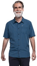 Schöffel Wanderhemd CIRC Shirt Style Dalfoss (UV Schutz, Brusttasche) kurzarm dunkelblau Herren
