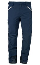 Schöffel Cabaray Hiking Trousers (breathable, elastic waistband) long navy blue men's
