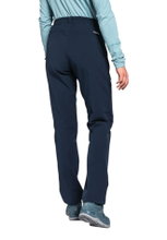 Schöffel Ascona Warm Hiking Trousers (4-Way Stretch, Water-Repellent) Long Navy Blue Ladies