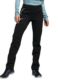 Schöffel Wanderhose Ascona Warm Pant (4-Wege Stretch, wasserabweisend) lang schwarz Damen