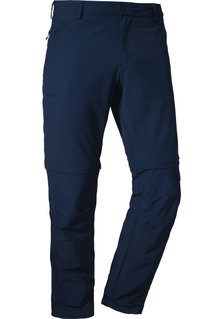 Schöffel Hiking Trousers Folkstone Zip Off (detachable legs, 4-way stretch) navy blue Men