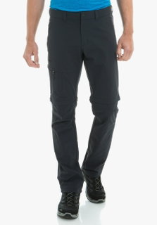 Schöffel Hiking Trousers Koper1 Zip Off (Legs detachable, breathable, quick-drying) black Men