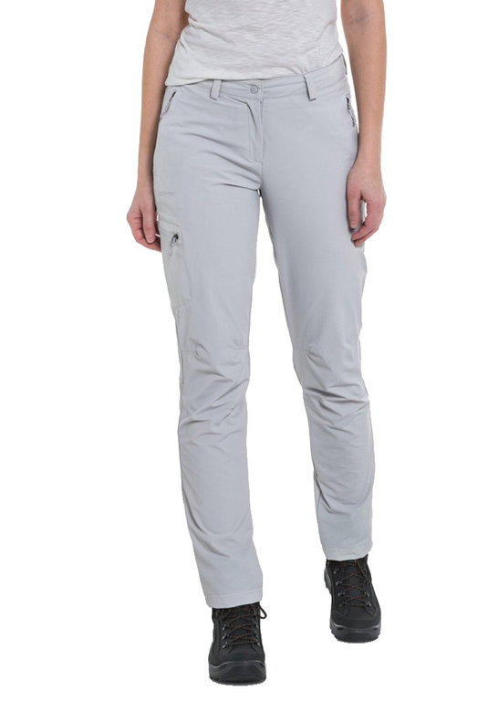 Schöffel Wanderhose Pant Ascona (4-Wege Stretch, strapazierfähig, wasserabweisend) lang hellgrau Damen