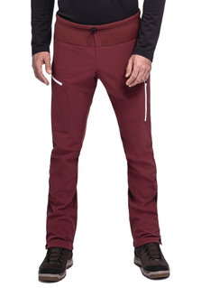 Schöffel Softshell-Wanderhose Rinnen Pant (hohe Atmungsaktivität, elastischer Bund) weinrot Herren