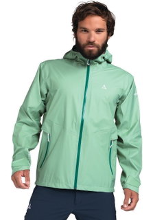 Schöffel Summer Trekking-Hiking Jacket 3-Layers Ryten (high multi-functionality, waterproof and windproof) mint green Men