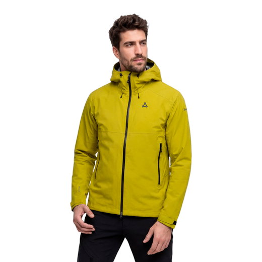 Schöffel Wanderjacke Cascata (3-Lagen, wasserdicht, atmungsaktiv) goldgelb Herren