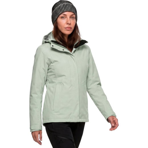 Schöffel Wanderjacke Hiking 3in1 Style Okere Jacket (2-Lagen VENTURI, wasserdicht) jade mintgrün Damen