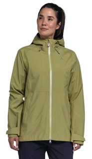 Schöffel Wanderjacke Hiking Style Mauku WMS (wasserdicht, mit Kapuze) olive Damen