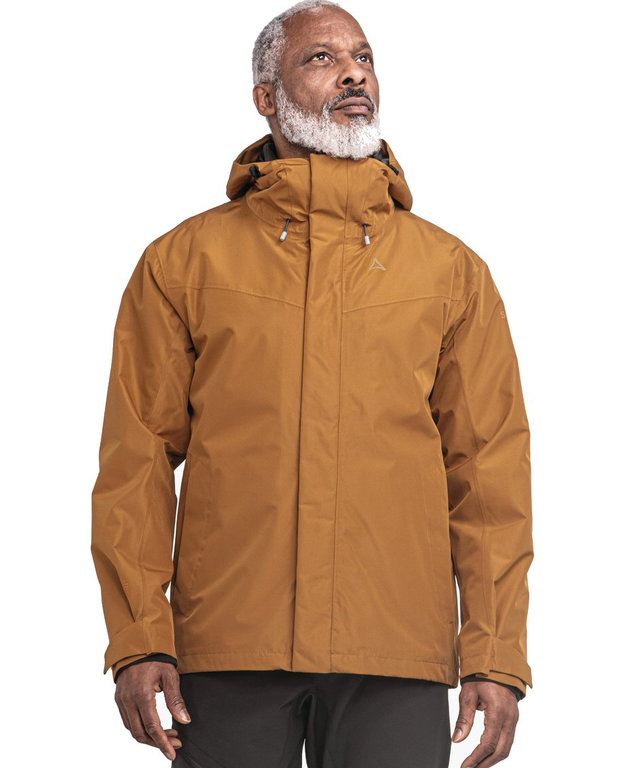 Schöffel Hiking Jacket 3-in-1 Style Okere Jacket (waterproof, 2-layer VENTURI) brown men's