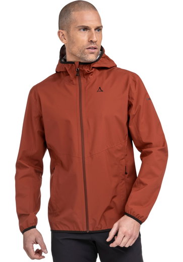 Schöffel Trekking-Wanderjacke Hiking Style Migandi MNS (2.5-Lagen, wasserdicht, atmungsaktiv) braun Herren