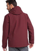 Schöffel Wanderjacke Torspitze (4-Wege-Stretch, wasserdicht) weinrot Herren