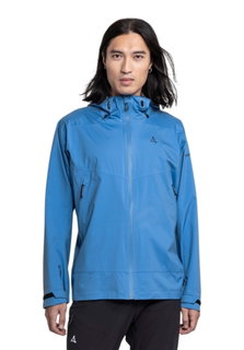 Schöffel Trekking Hiking Jacket Vistdal (2.5-layer, waterproof, windproof) light blue men's