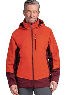 Schöffel Trekking-Wanderjacke ZipIn Stanzach (wasserdicht) rot Herren