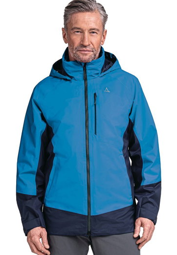 Schöffel Trekking-Wanderjacke ZipIn Stanzach (wasserdicht) hellblau Herren