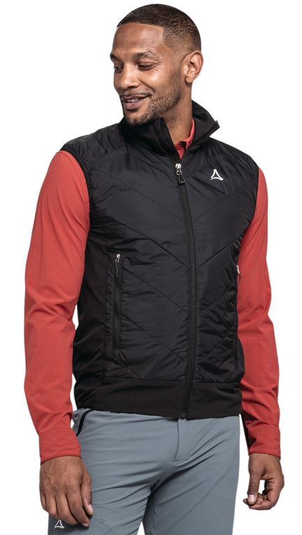 Schöffel Wander-Weste Hiking Hybrid Style Blaueis MNS (Primaloft®Gold, wattiert) schwarz Herren