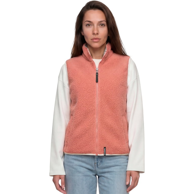Schöffel Wende-Fleeceweste Purga (Sherpa-Fleece, warm) rosa Damen