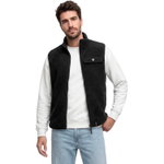 Schöffel Wende-Fleeceweste Purga (Sherpa-Fleece, warm) schwarz Herren
