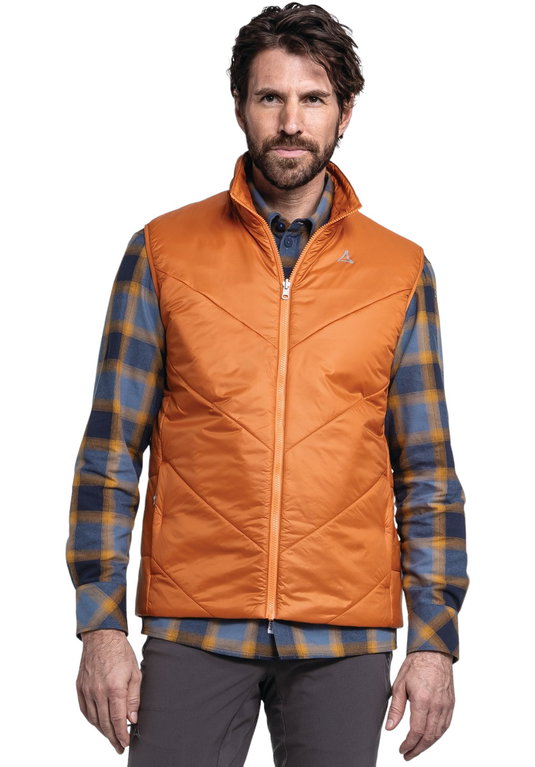 Schöffel Hiking Vest Insulated Vest Style Yew (windproof, water-repellent) orange Men's