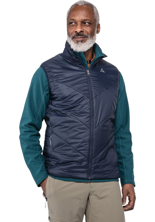 Schöffel Hiking Vest Insulated Vest Style Yew (windproof, water-repellent) navy blue Men's