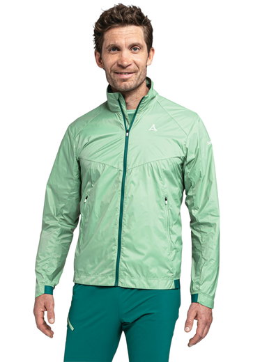 Schöffel Wander-/Windjacke Bygstad (leicht, winddicht, wasserabweisend) mintgrün Herren