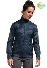 Schöffel Hiking Windbreaker Bygstad (lightweight, windproof, water-repellent) dark blue Women