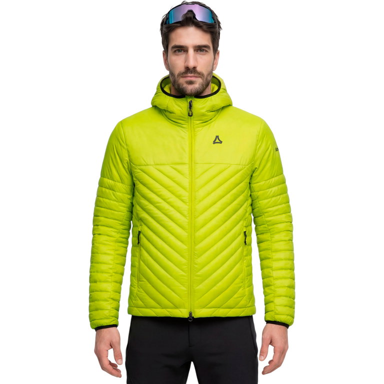 Schöffel Winter-Daunenjacke Hiking Down Style Cascata (wärmend dank Daunenfüllung) limegelb Herren