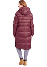 Schöffel Winter Coat Kenosha (Down Coat, Windproof, Water-Repellent) Burgundy Red Ladies