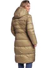 Schöffel Winter Coat Kenosha (Down Coat, Windproof, Water-Repellent) Beige Brown Ladies