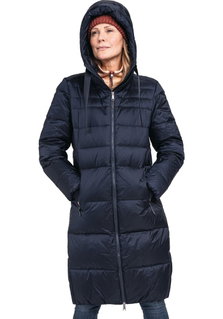 Schöffel Wintermantel Kenosha (Daunenmantel, winddicht, wasserabweisend) dunkelblau Damen